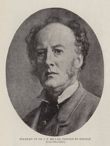 Portrait of Sir J E Millais, painted by himself by John Everett Millais